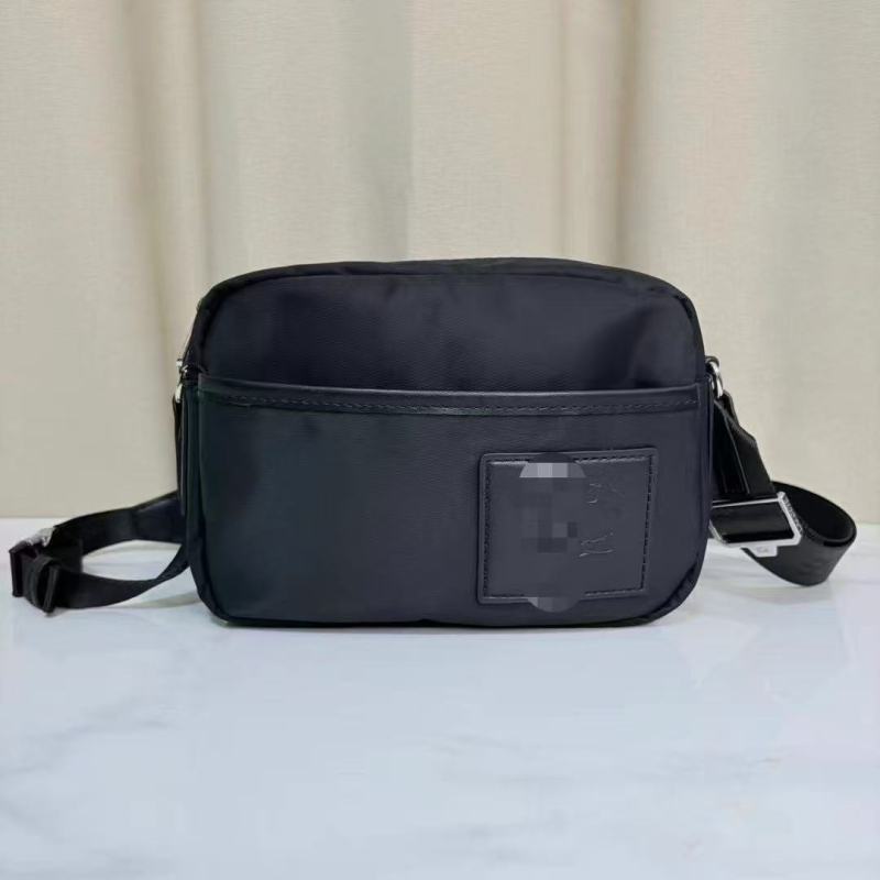 25 malih kvadratnih torbica, moder svakodnevni crossbody torba, lagana vodootporna najlonska torba za kameru, najlon crossbody torba