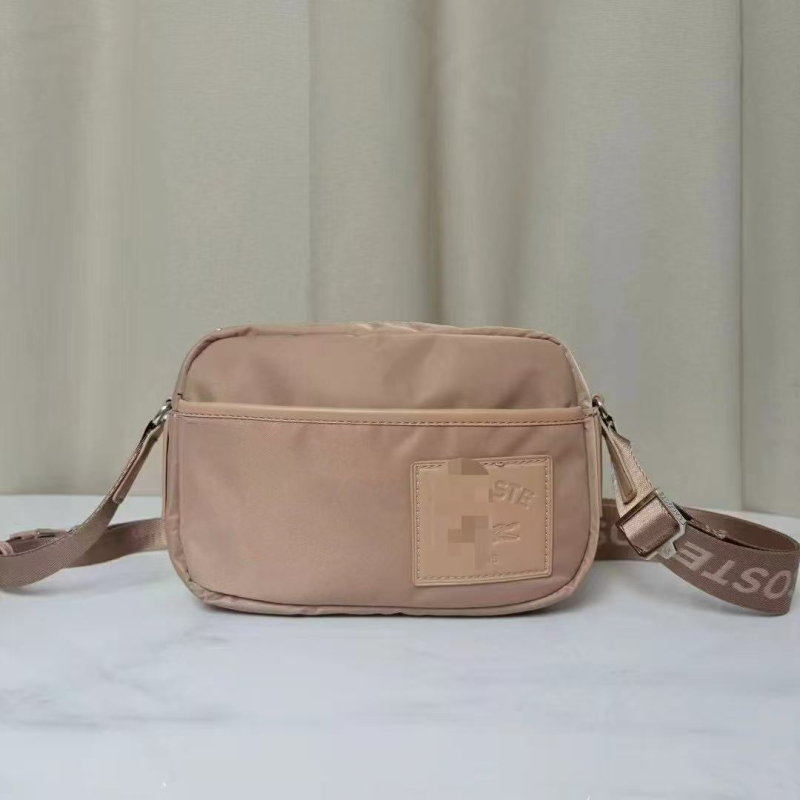 25 malih kvadratnih torbica, moder svakodnevni crossbody torba, lagana vodootporna najlonska torba za kameru, najlon crossbody torba