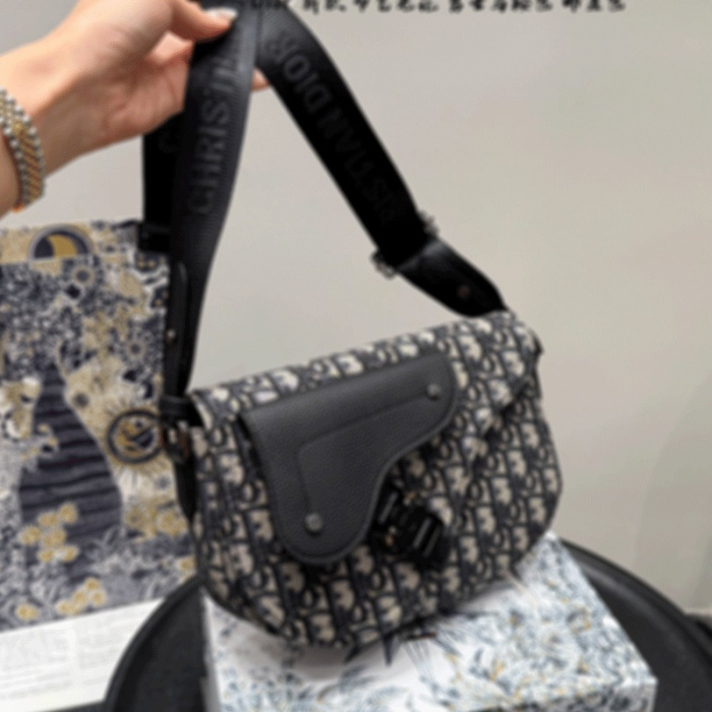 2025 nova muška torba preko ramena u stilu sedla, platnena crossbody torba u retro stilu