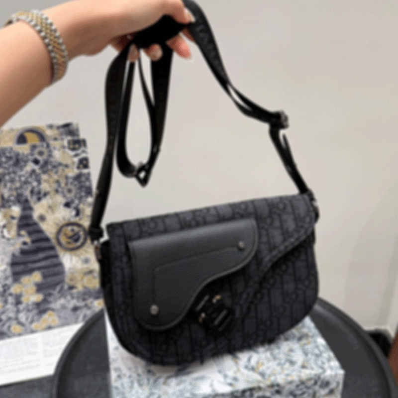 2025 nova muška torba preko ramena u stilu sedla, platnena crossbody torba u retro stilu