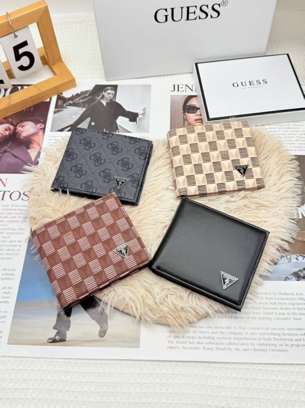 PU δερμάτινο unisex πορτοφόλι για κάρτες με εκτύπωση γραμμάτων, συμπαγής θήκη νομισμάτων και τσάντα ταξιδιωτικών εγγράφων