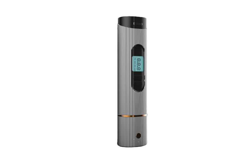 Bežična prijenosna mini pumpa za automobil s digitalnim displejem, USB-C napajanje, 12V, 80W, LED svjetlo, za bicikle, lopte i automobile