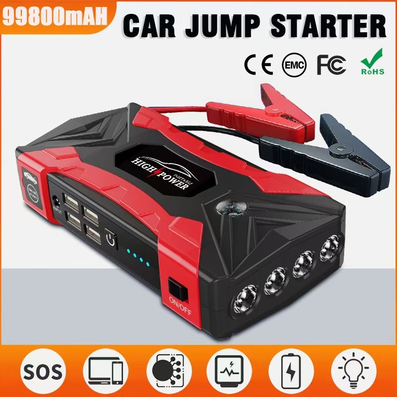 12V automobilski hitni izvor napajanja s prijenosnom pumpom za zrak