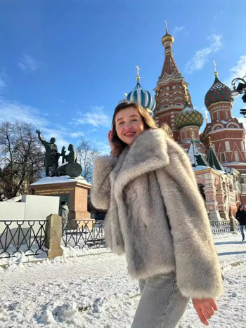 Дамско палто от изкуствена козина с голям лацкан, уличен хипстър стил