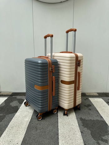 ZSHOW retro kofer ABS+PC, TSA kombinacijski zaključavanje, zatvaranje na zip, univerzalni kotači, teleskopska ručka, za putovanja, unisex, 3 kg