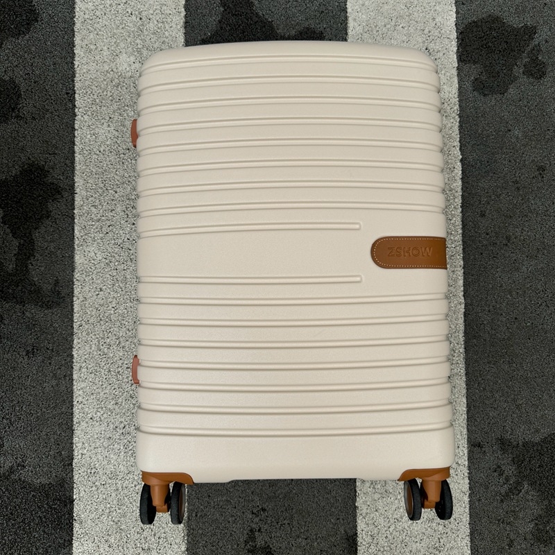 ZSHOW retro kofer ABS+PC, TSA kombinacijski zaključavanje, zatvaranje na zip, univerzalni kotači, teleskopska ručka, za putovanja, unisex, 3 kg