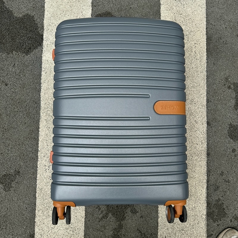 ZSHOW retro kofer ABS+PC, TSA kombinacijski zaključavanje, zatvaranje na zip, univerzalni kotači, teleskopska ručka, za putovanja, unisex, 3 kg