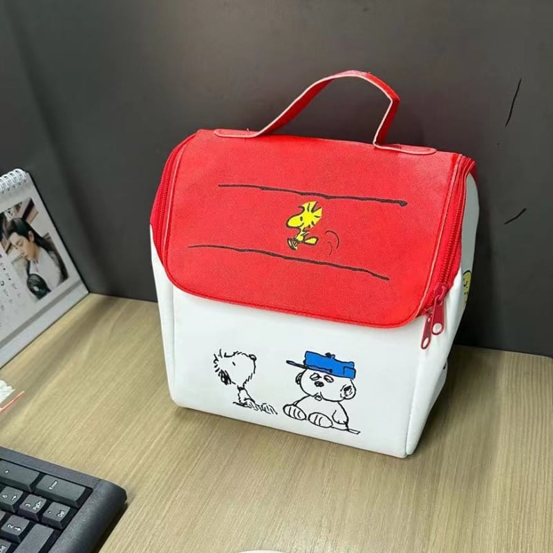 Geantă cosmetică Cute House pentru femei – capacitate mare, organizator de călătorie pentru îngrijirea pielii și machiaj