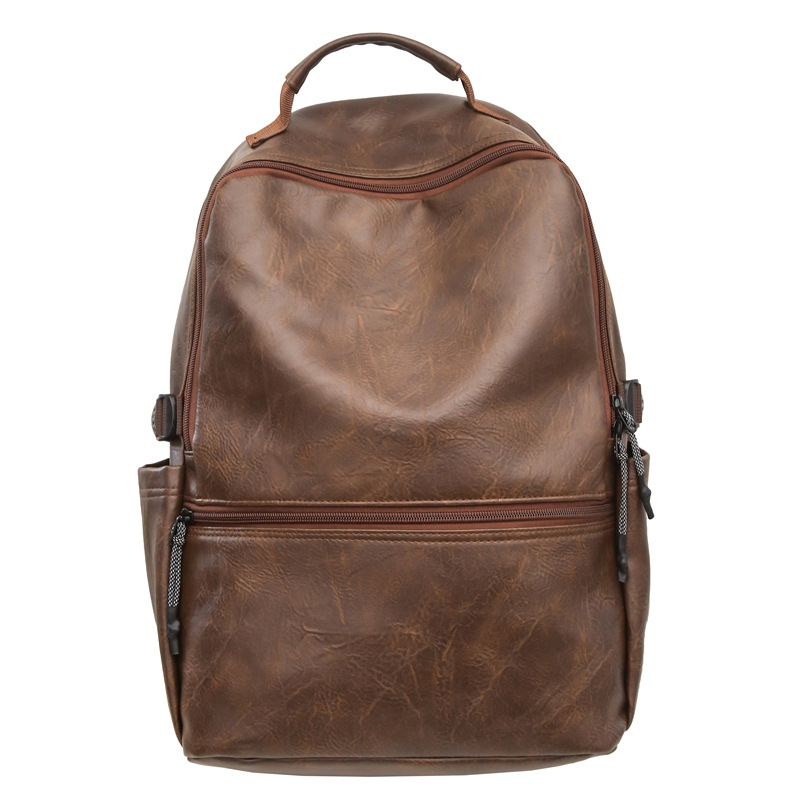 Retro PU ruksak za učenike i studente, veliki kapacitet, za 15-inčni prijenosnik, unisex