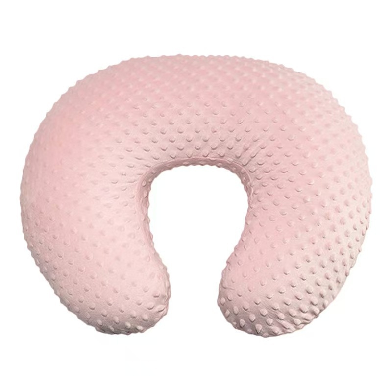 Pernă de alăptare în formă de U, cu țesătură Bean fleece, pentru alăptare și hrănire a bebelușului