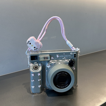 Προστατευτική θήκη από σιλικόνη για Fujifilm Instax Wide400, διαφανής θήκη κάμερας