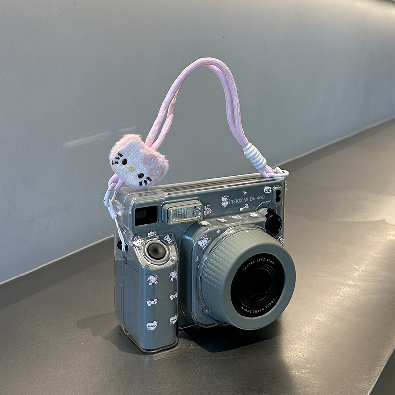 Προστατευτική θήκη από σιλικόνη για Fujifilm Instax Wide400, διαφανής θήκη κάμερας