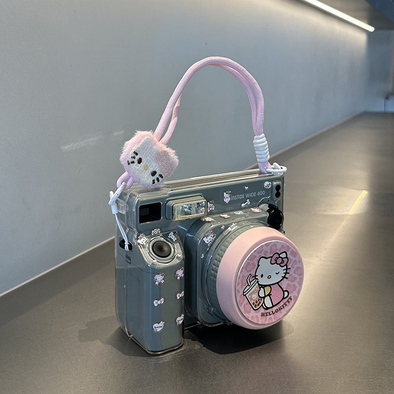 Προστατευτική θήκη από σιλικόνη για Fujifilm Instax Wide400, διαφανής θήκη κάμερας