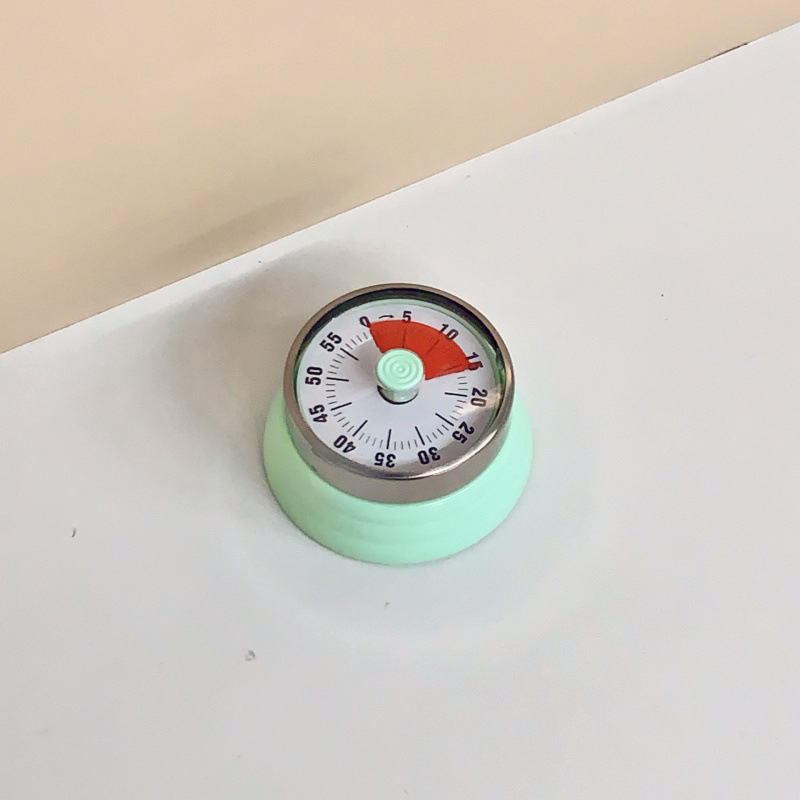 Timer mecanic din oțel inoxidabil cu funcție de numărătoare inversă și funcție de învățare pentru bucătărie