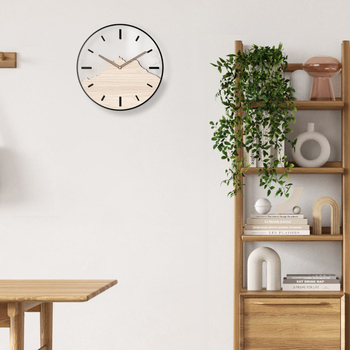 Ceas de perete din acril, în stil Ins, minimalist, cu autocolant de perete, mișcare silențioasă, decor modern