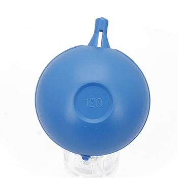 Plastový plávajúci guľový ventil Blow-molded PE 90/120/150, priemyselného stupňa, závitové pripojenie pre plávajúci vodovod, dostupné farby a značky