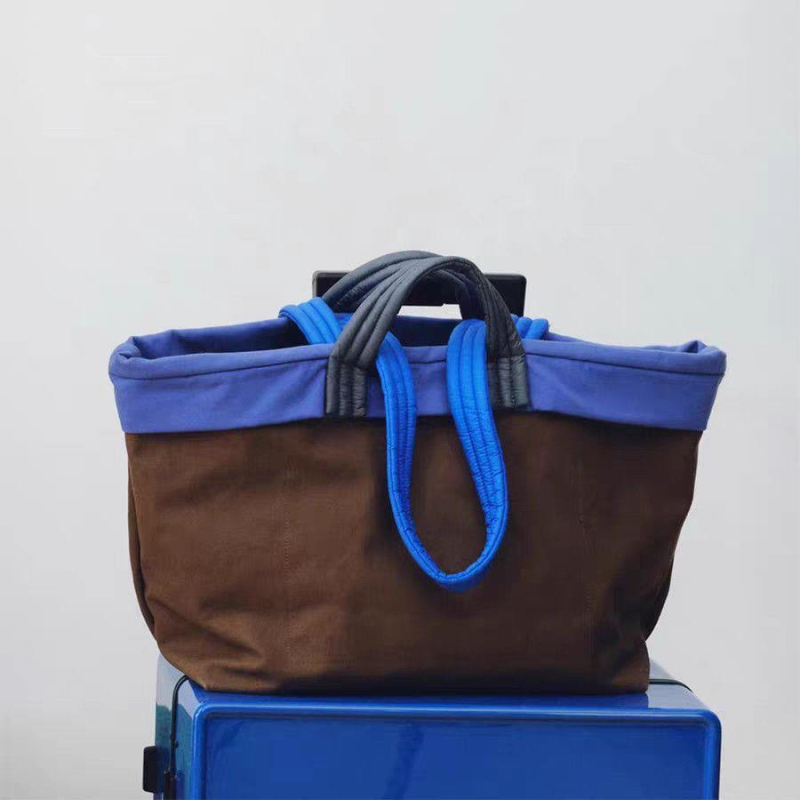 Torba tote od platna, velika kapaciteta za posao i svakodnevnu upotrebu, unisex torba za rameno s ležernim elegantnim stilom