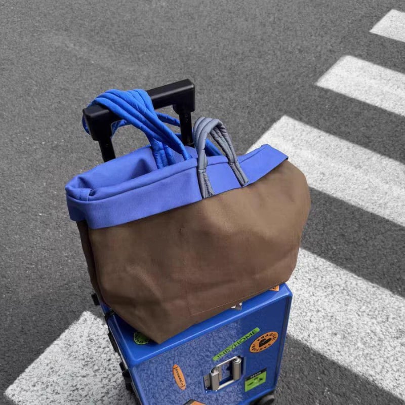 Torba tote od platna, velika kapaciteta za posao i svakodnevnu upotrebu, unisex torba za rameno s ležernim elegantnim stilom