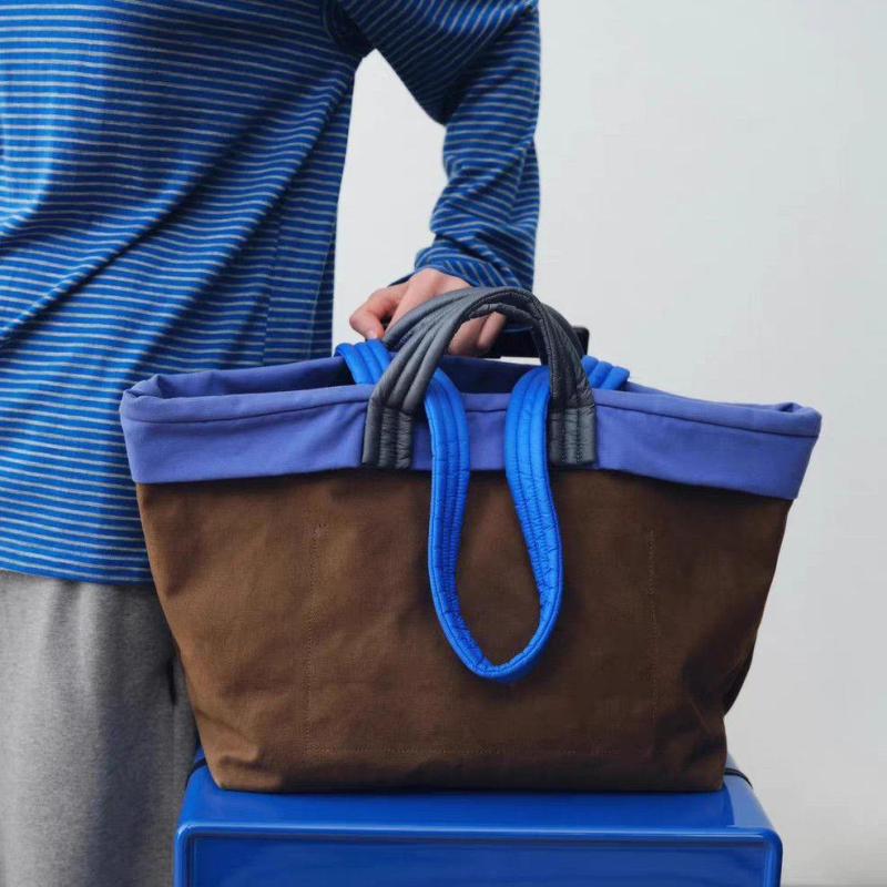 Torba tote od platna, velika kapaciteta za posao i svakodnevnu upotrebu, unisex torba za rameno s ležernim elegantnim stilom