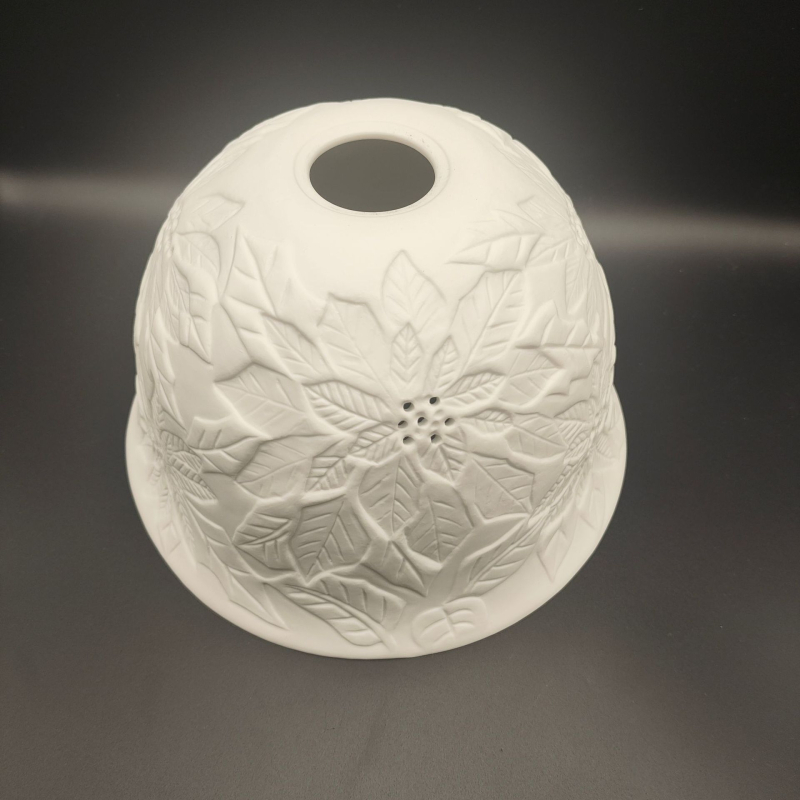 Vintage keramički abažur za viseću lampu, ukrasni rezbareni detalji, DIY