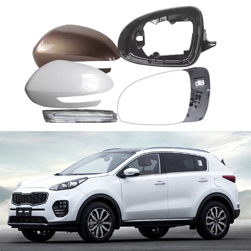 Kia KX5 2016-2018 Κάλυμμα περιβλήματος καθρέπτη οπισθοπορίας με πλαίσιο και φάρο σήμανσης στροφών – για διακόσμηση
