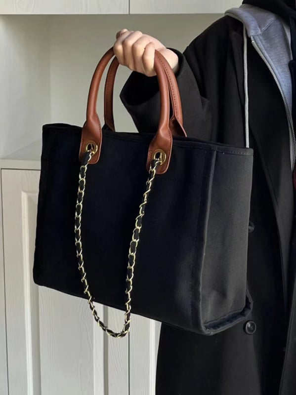 Ženska platnena torba velikog kapaciteta, novi model 2023, tote torba preko ramena, pogodna za laptop