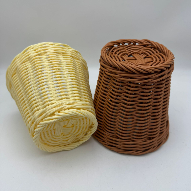 Pletene sjenilo za stolnu lampu, retro imitacija ratana, jugoistočni azijski stil kućne dekoracije za dnevni boravak ili spavaću sobu