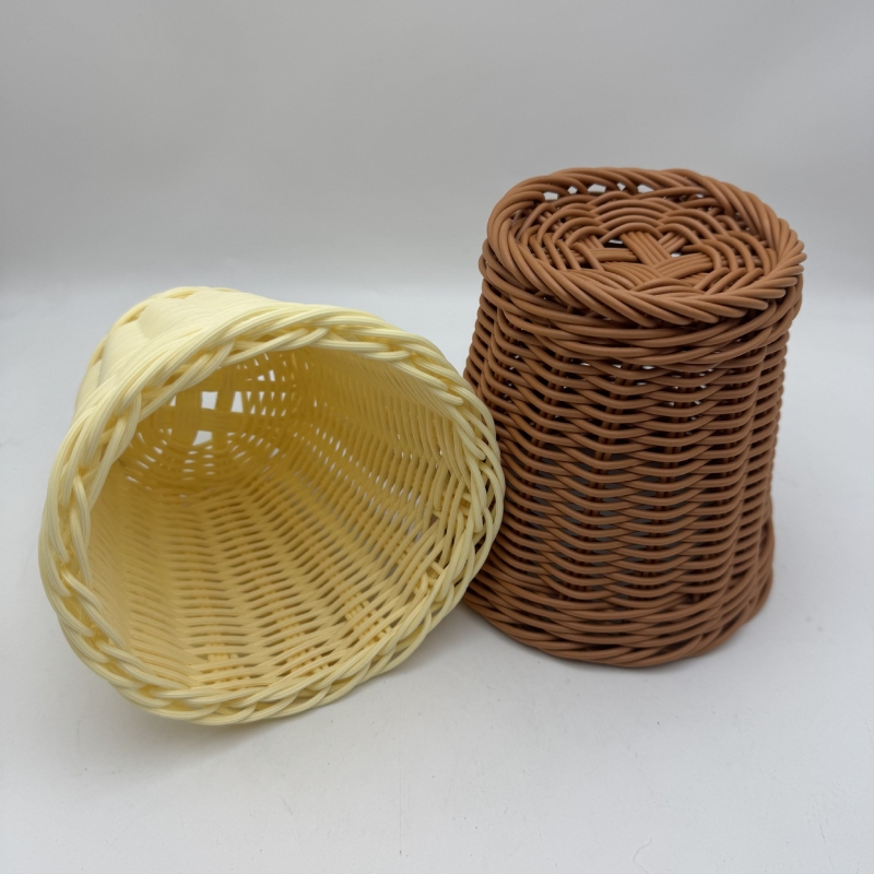 Pletene sjenilo za stolnu lampu, retro imitacija ratana, jugoistočni azijski stil kućne dekoracije za dnevni boravak ili spavaću sobu