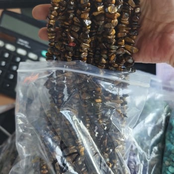 Perle din piatră naturală de 5×8 mm cu găuri, mărgele asimetrice libere, semi-finite lucrate manual