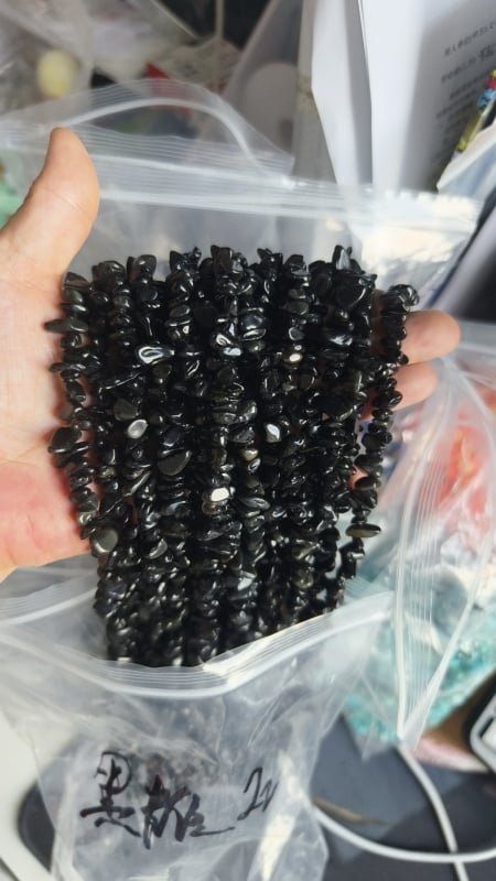 Perle din piatră naturală de 5×8 mm cu găuri, mărgele asimetrice libere, semi-finite lucrate manual