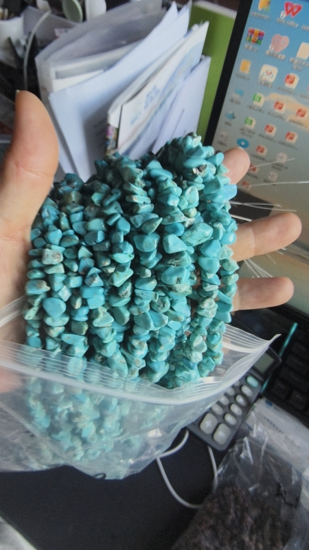 Perle din piatră naturală de 5×8 mm cu găuri, mărgele asimetrice libere, semi-finite lucrate manual