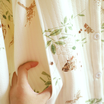 Pijamale de maternitate din bumbac ușor, pentru toamnă și iarnă, set din două piese cu fustă și pantaloni, pentru alăptare și perioada postpartum