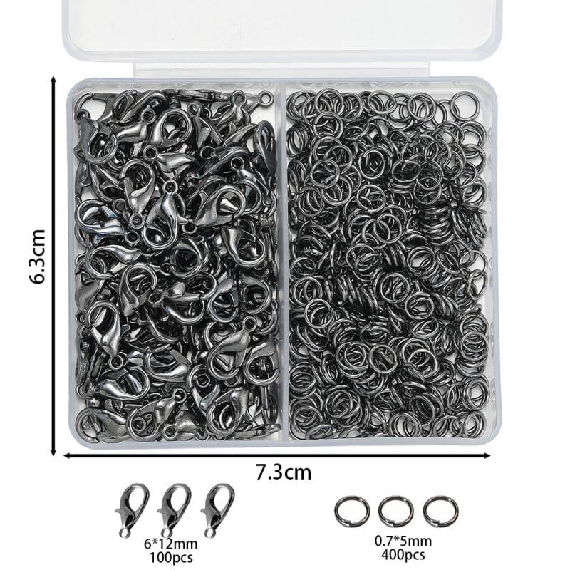 Set de materiale și unelte pentru brățară cu închizătoare tip homar – kit DIY bijuterii
