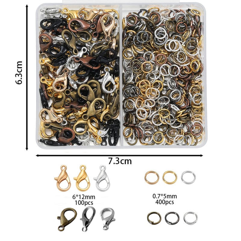 Set de materiale și unelte pentru brățară cu închizătoare tip homar – kit DIY bijuterii