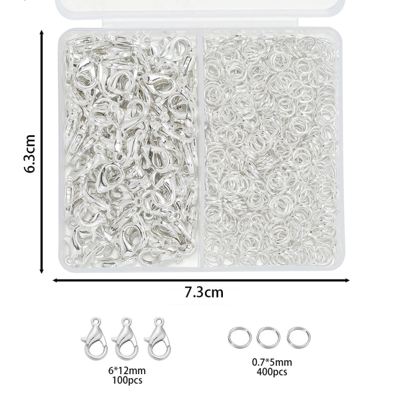 Set de materiale și unelte pentru brățară cu închizătoare tip homar – kit DIY bijuterii