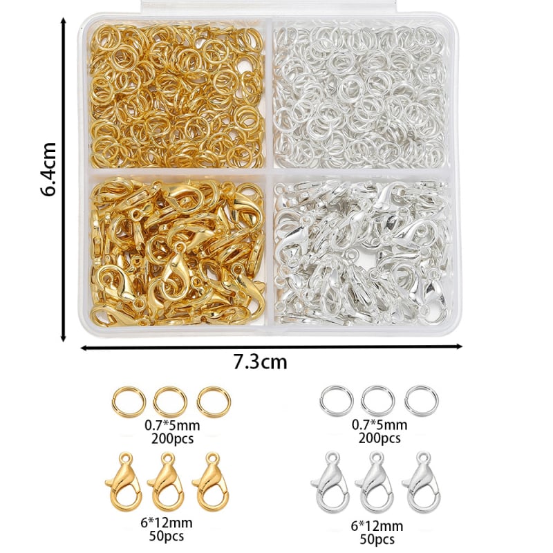 Set de materiale și unelte pentru brățară cu închizătoare tip homar – kit DIY bijuterii