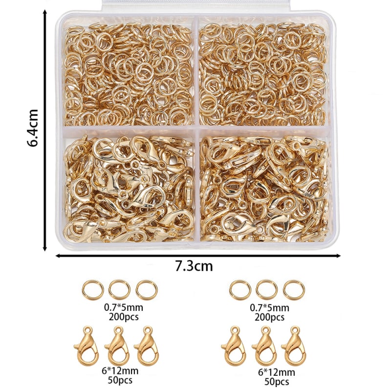 Set de materiale și unelte pentru brățară cu închizătoare tip homar – kit DIY bijuterii