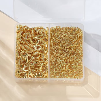Set materiale pentru realizarea brățărilor DIY cu încuietoare lobster, buclă simplă