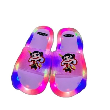 Svetleće dječje japanke s Nezha motivom, unisex, ljeto