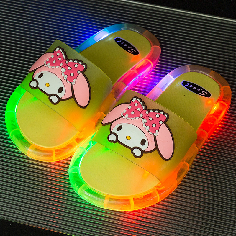 Svetleće dječje japanke s Nezha motivom, unisex, ljeto