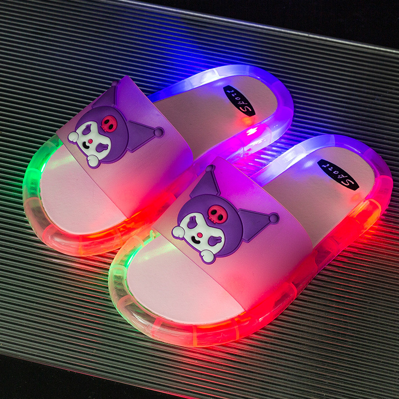 Svetleće dječje japanke s Nezha motivom, unisex, ljeto