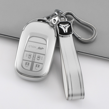 Θήκη TPU για κλειδί Honda Civic 11η γενιά, 5 κουμπιά, συμβατή με CR-V, XR-V, VEZEL, HR-V και Lingpai
