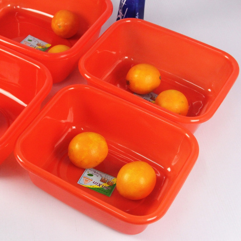 Plastični pravokutni set posuda: za pranje posuđa, povrća i voća, rublja i pranje lica, s kutijom za organizaciju
