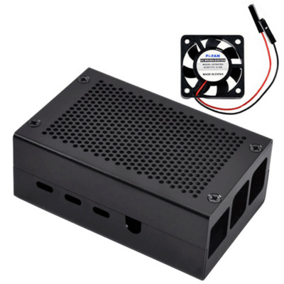 Алуминиев корпус за Raspberry Pi 4 Model B+ със охладителна система