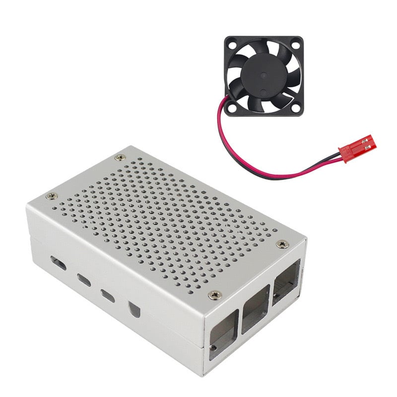 Алуминиев корпус за Raspberry Pi 4 Model B+ със охладителна система
