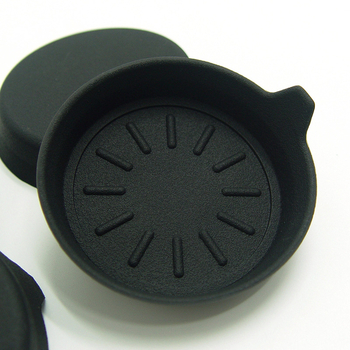 Suport din silicon pentru pahar în mașină, bază circulară, design 3D, cu logo Liin imprimat