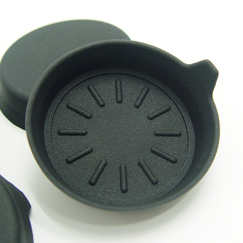 Suport din silicon pentru pahar în mașină, bază circulară, design 3D, cu logo Liin imprimat
