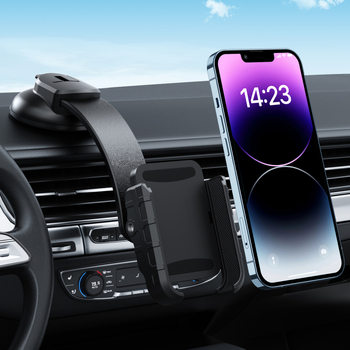 Suport universal pentru telefon auto cu ventuză — montare pe bord pentru GPS și telefon