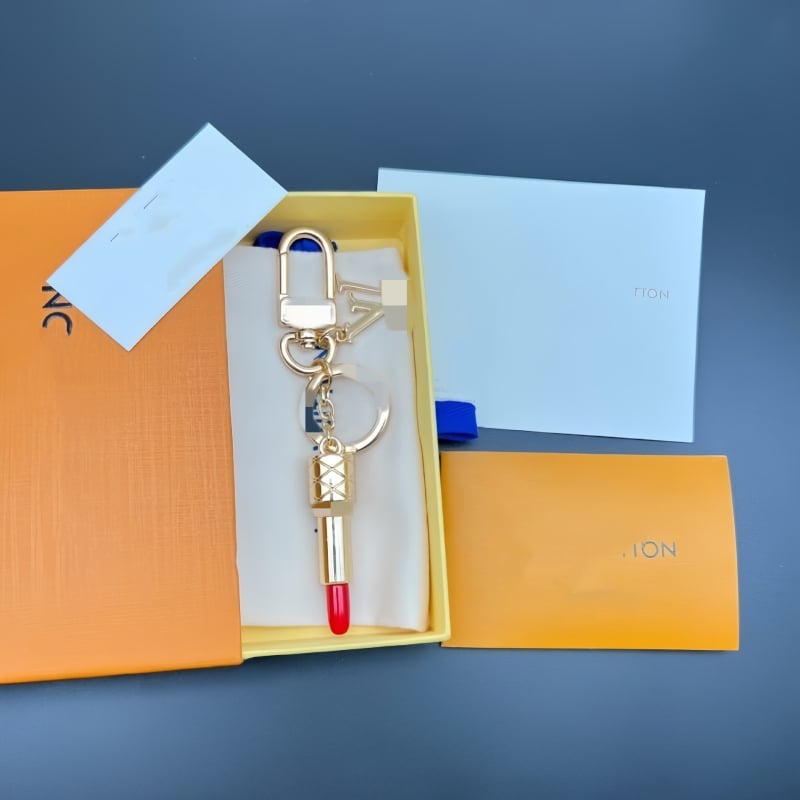 Brandul Cross-Border Donkey: 25 Noi Accesorii de Modă pentru Genți și Haine — Breloc cu formă de ruj din aliaj de zinc