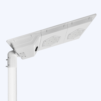 50W соларна LED улична лампа с LED модул, водоустойчива, за стълб 5–6 м, пътно осветление
